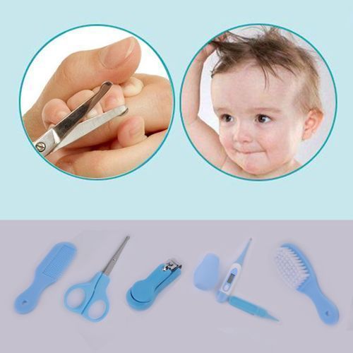 8 Pcs Newborn Baby Health Safety Scissors Medicine Feeder Grooming Kit Set