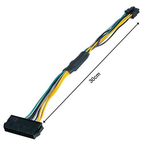 24 Pin To 8 Pin ATX PSU Power Cable For DELL Optiplex