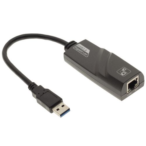3.0 USB High Speed Ethernet Network Adapter-Black