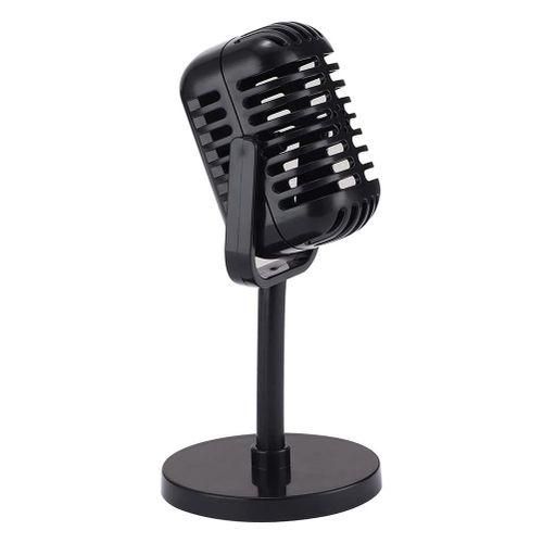 915 Generation Vintage Microphone Prop,Plastic Fake Microphone,Retro