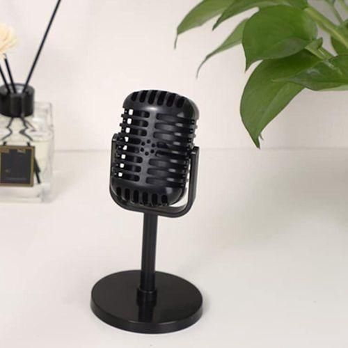 915 Generation Vintage Microphone Prop,Plastic Fake Microphone,Retro
