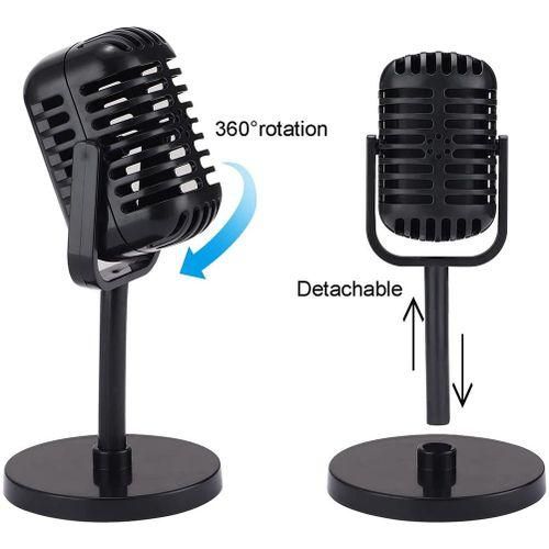 915 Generation Vintage Microphone Prop,Plastic Fake Microphone,Retro