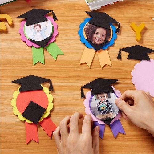 3 PCS Kindergarten Small Gifts Children Handmade DIY Creative Graduation Medal,