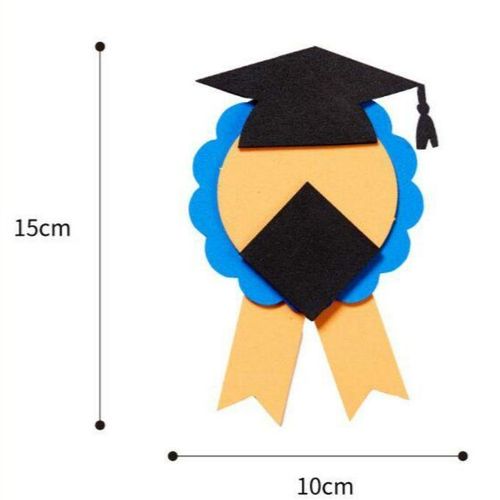 3 PCS Kindergarten Small Gifts Children Handmade DIY Creative Graduation Medal,
