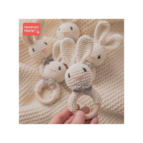 Baby Giraffe Rattle Toy Wood Rodent Rattle Newborn Toys