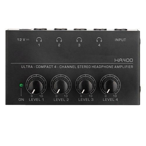 HA400 Headphone Amplifier 4Way Monitor Headphone Amplifier
