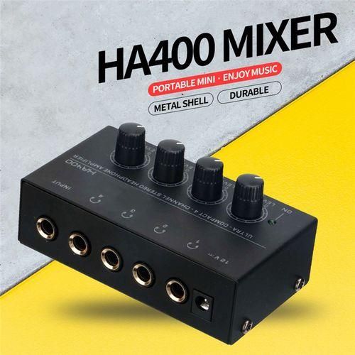 HA400 Headphone Amplifier 4Way Monitor Headphone Amplifier