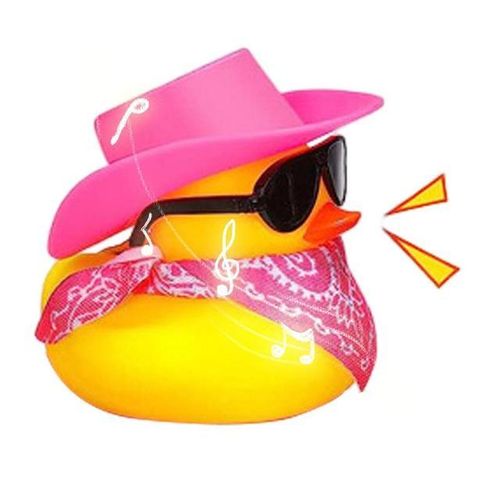 Bath Toy Floater Duck Sunglass Car Duck For Dashboard Floater Duck Duck Car Accessories Goody Bag Fillers Car Ornament