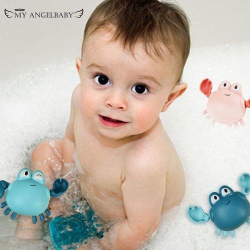 Baby Bath Toys Animal Cute Cartoon Tortoise Crab Classic Baby Water Toy Infant Swim Chain Clockwork Toy For Kid