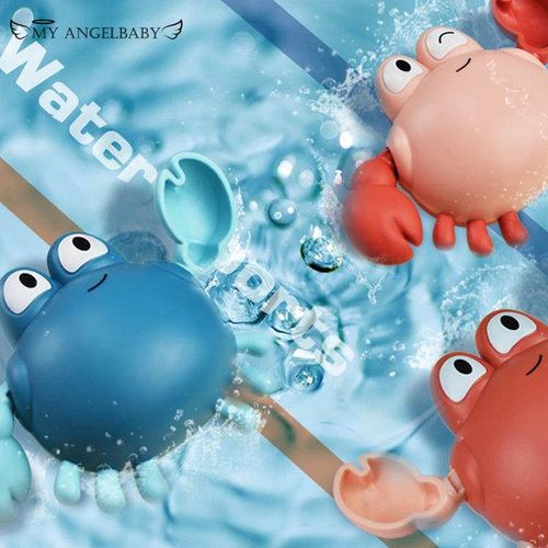Baby Bath Toys Animal Cute Cartoon Tortoise Crab Classic Baby Water Toy Infant Swim Chain Clockwork Toy For Kid
