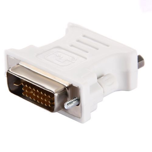 Dvi 25 Pin Male to Vga 15Pin Female Adapter(White)