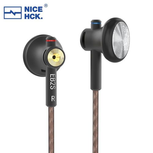 NiceHCK EB2S 3.5mm 4.4mm Metal CNC HIFI Earbud 15.4mm LCP Dynamic Music Vocal Earphone Wired HD Microphone Headset B40/B70/EBX21