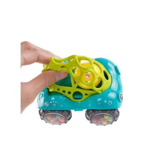 Mini Car Toy For 1 Year Old Grip Mobile Bell Hand Catching Ball Green