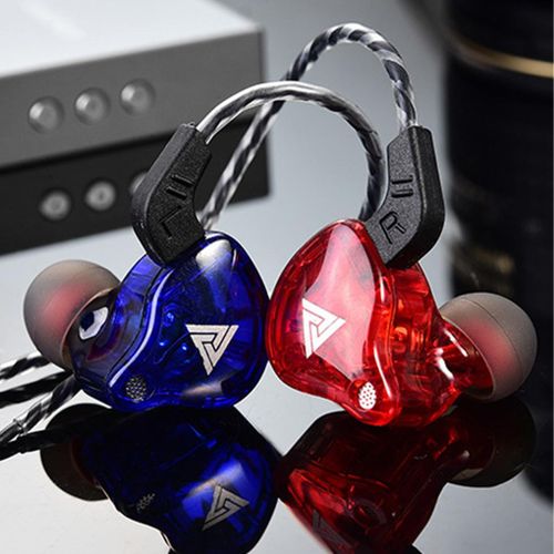 Original QKZ AK6 Copper Driver HiFi Wired Earphone Sport Running Headphones Bass Stereo Headset Noise Cancelling Music Earbuds