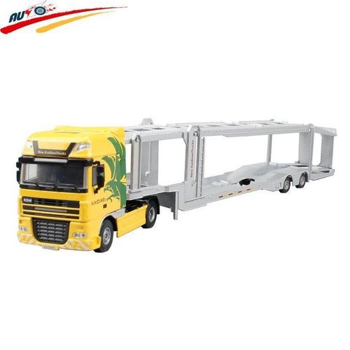 Alloy 1:50 Double-Deck Car  Truck Diecast  Vehicle Model Toy(Red)
