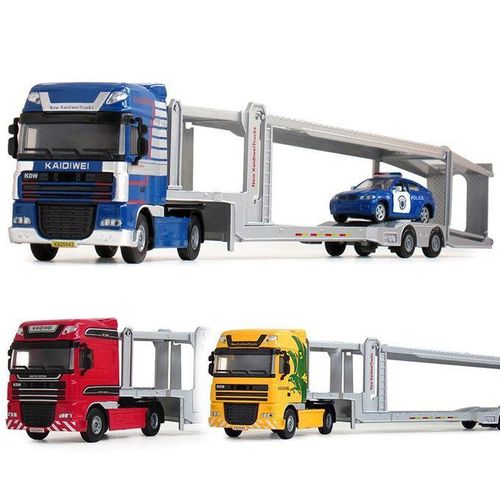 Alloy 1:50 Double-Deck Car  Truck Diecast  Vehicle Model Toy(Red)