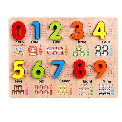 Baby Kids Wooden Puzzles Toys Educational Jigsaw Board Puzzle Toys Cognitive Plate