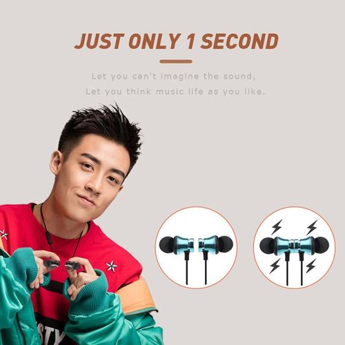 HCQWBING Stereo Bluetooth Earphone With HD Mic Wireless Sport Headset Earbuds For Android IOS