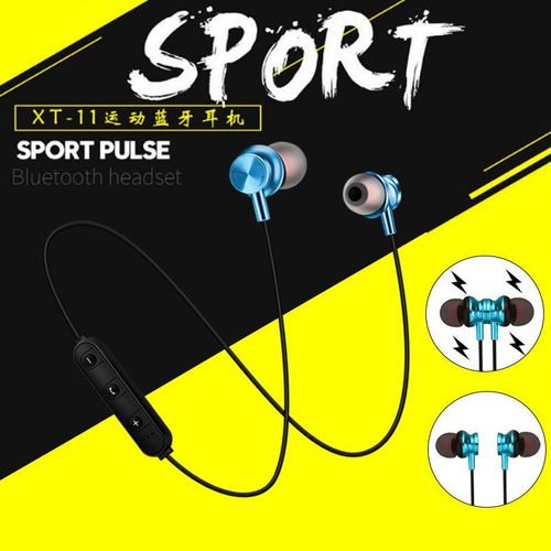 HCQWBING Stereo Bluetooth Earphone With HD Mic Wireless Sport Headset Earbuds For Android IOS