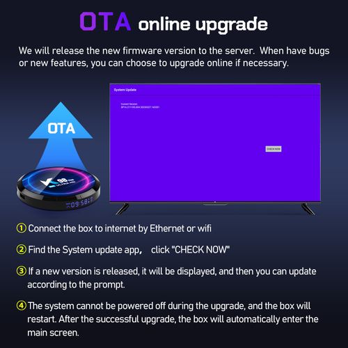 K98 PLUS Android 13.0 Smart TV Box RK3528 Quad-core UHD 4K