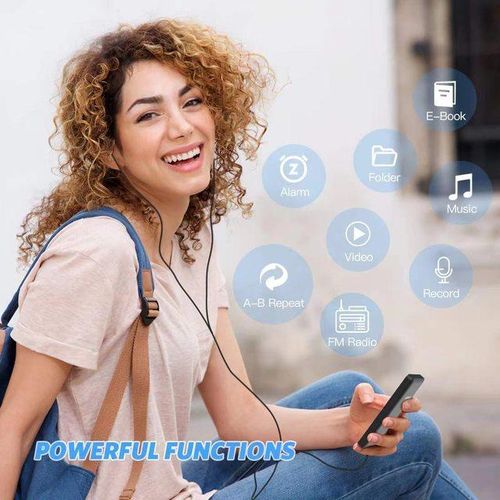 Bluetooth Mp3 Portable Large Capacity Student Walkman Music Player E-Books Fm Radio Video Sound Recorder Game Speaker