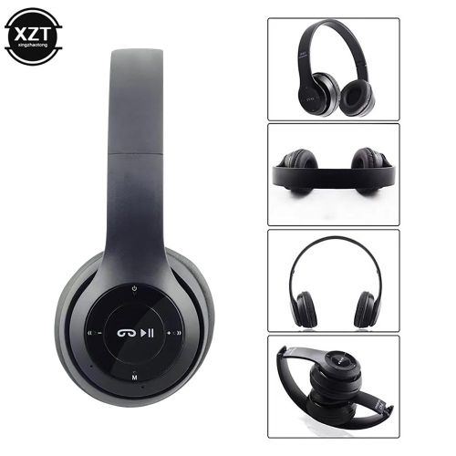 Bluetooth 5.0 Wireless Headphone Foldable Bass Earphone With Mic Support Memory TF Card FM Headset For iPhone Xiaomi Sumsamg