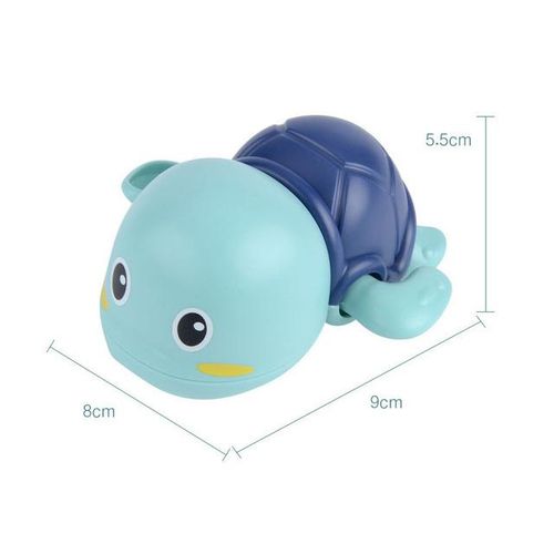 Baby Bathing Toys Animal Upper Chain Swimming Pool Water Amusement Bathtub Toys Clockwork Bath Dabbling Toy for Toddler