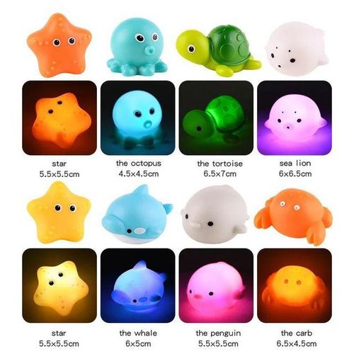 Animal Bath Washing Water Set Floating Net Fishing Kids Fun Playing Water Games Bath Bathroom Toys Boys and Girls