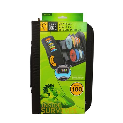 Wallet Disc CD DVD Holde - 100 Capacity CD DVD