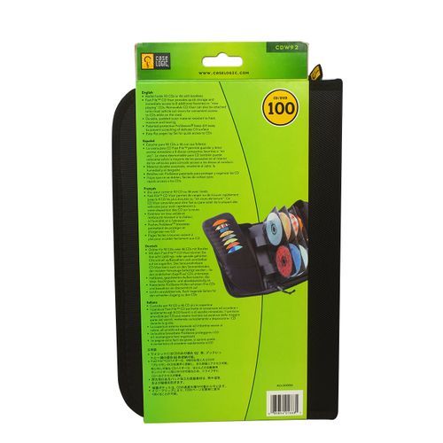 Wallet Disc CD DVD Holde - 100 Capacity CD DVD