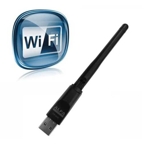 900mbps USB 2.0 802.11n Wireless Card With Antenna - Black