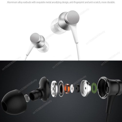 Original Xiaomi Mi In-Ear Headphones Basic 3.5mm Xiaomi Basic Fresh Youth Version Earphones With Mic Music Earbuds Bass Earpiece