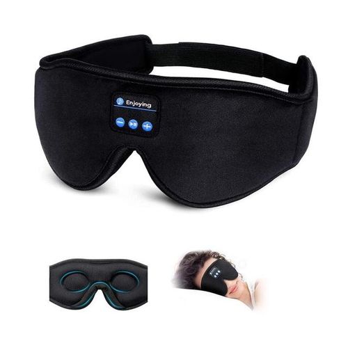Wireless Bluetooth Sleep Eye Mask Headset Music Shading Sleep Memory Cotton Sponge 3d Stereo Eye Mask Mp3