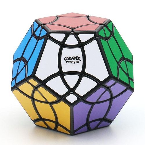 Calvin's Puzzle BaiNiaoChaoFeng Megaminx 3x3 Fisher Curvy Pheonix Bird Magic Cube Twisty Black Adult Teenager Intelligence Toy