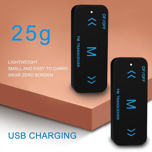 Small Wireless  -Talkies Earpiece  With Mic Gadget
