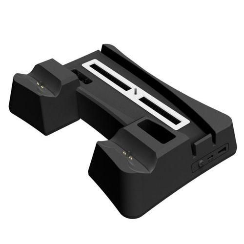 3 In 1 Cooling Stand Game Disc Storage Tray Charging Bracket For Black