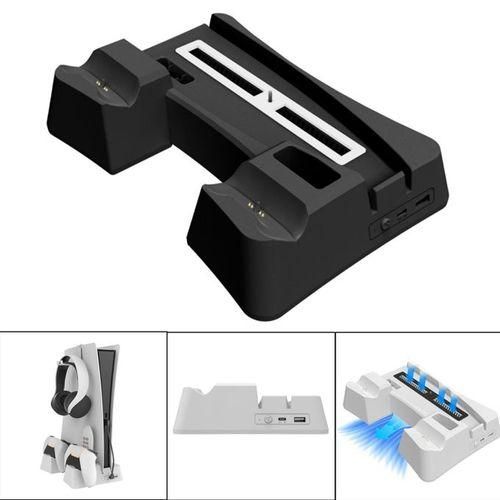 3 In 1 Cooling Stand Game Disc Storage Tray Charging Bracket For Black