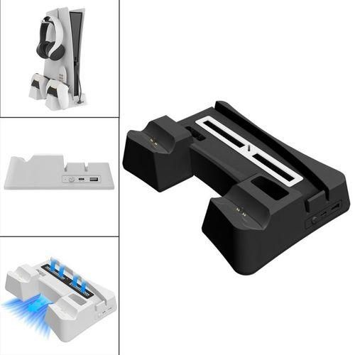3 In 1 Cooling Stand Game Disc Storage Tray Charging Bracket For Black
