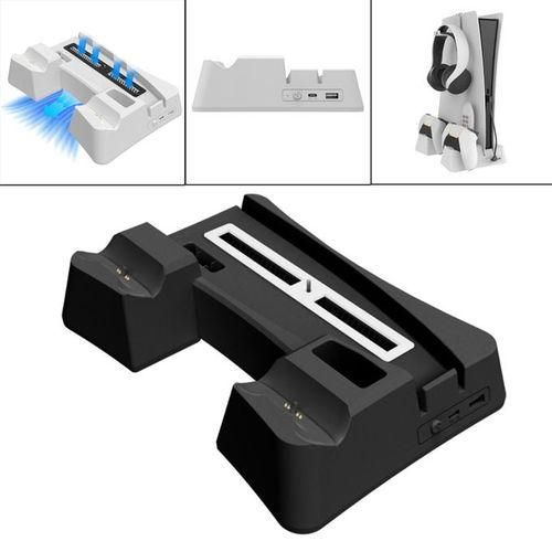 3 In 1 Cooling Stand Game Disc Storage Tray Charging Bracket For Black