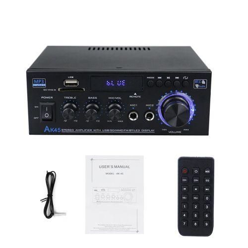 AK45 12Volt Compact Size Audio  Amplifier Portable Sound