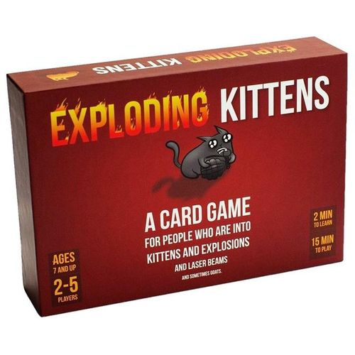 Exploding Kittens Good Vs Evil 55 Cards Elevate with New Characters Family Games for Kids and Adults Funny Games Board Game