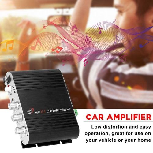 Audio Stereo  Amplifier Subwoofer MP3 Car Radio Channels 2