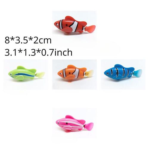 Baby Summer Shower Toy Magical Sensing Swimming Fish Swimming Simulation Electric Electronic Simulation Fish