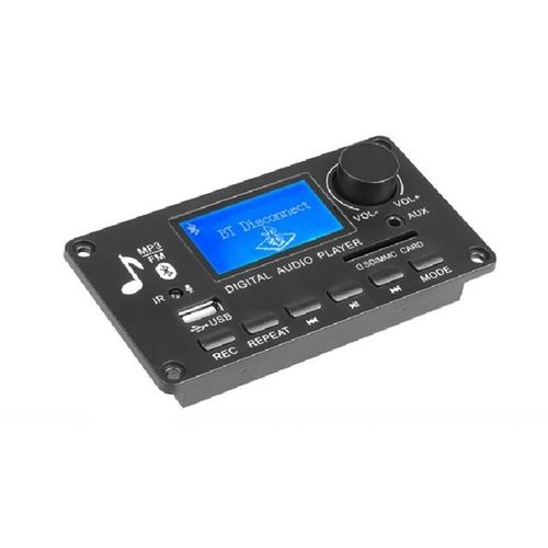 Dc 12v Mp3 Decoder Board Amplifier Car Radio Receiver Mp3 Player Bluetooth V5.0 Usb Sd Module Mp3 Fm Aux Recording
