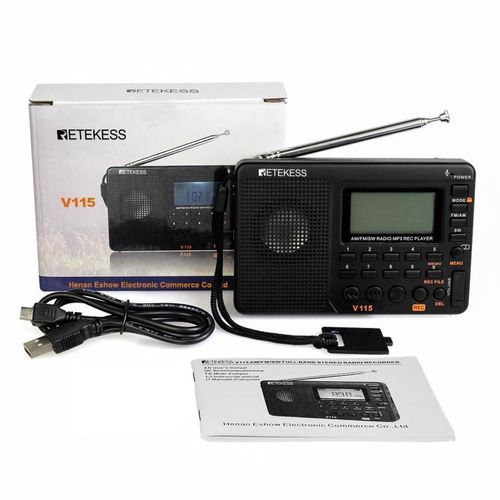 Radio Retekess V-115 Full Band Radio FM AM Portable MP3 Player