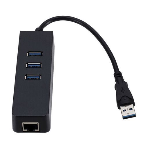3 Ports Usb 3.0 Gigabit Ethernet Lan Rj45 Network Adapter Hub