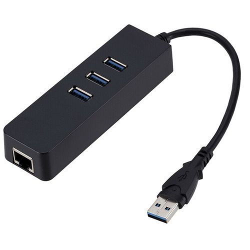 3 Ports Usb 3.0 Gigabit Ethernet Lan Rj45 Network Adapter Hub