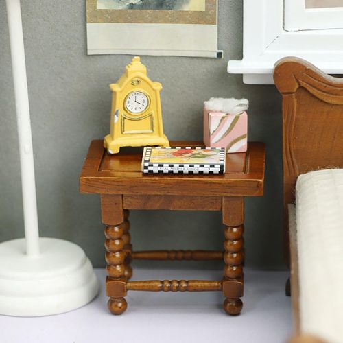 1:12 Miniature Furniture Wooden Stool European Classical Sto