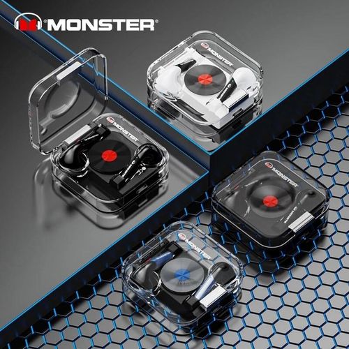 Monster Original XKT01 TWS Earphones Wireless Headphones Bluetooth 5.2 Earphone HIFI Sports Earbuds Noise Reduction Headset With