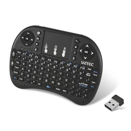 2.4GHz Wireless Keyboard And Touchpad Air Mouse For PC- Black